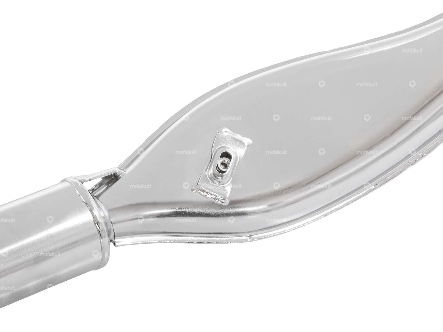 TECNO pot d'échappement "flat belly" chrome | Puch Maxi Carousel Image 2