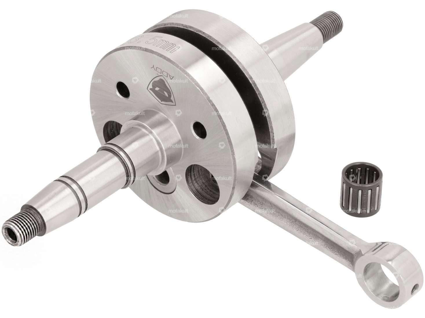 ADDY crankshaft full cheeks 33.5 mm stroke | Puch E50 Carousel Image 1