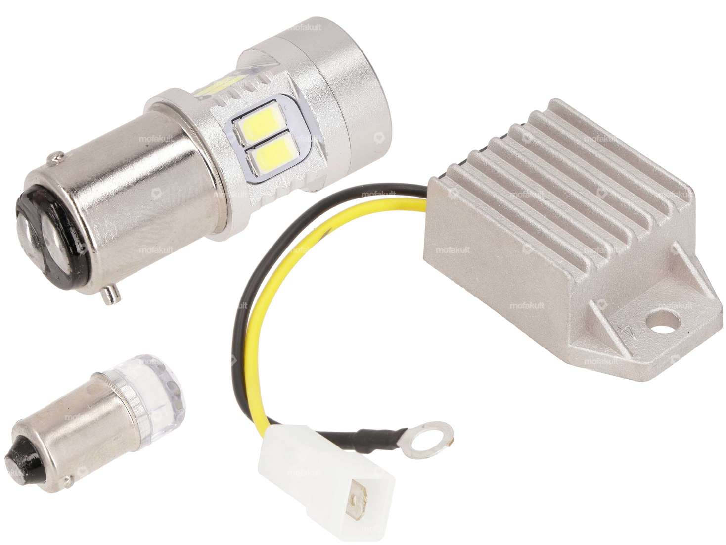 GPO 6V LED-Set (BAX15d) avec GPO régulateur de tension | Puch Carousel Image 1