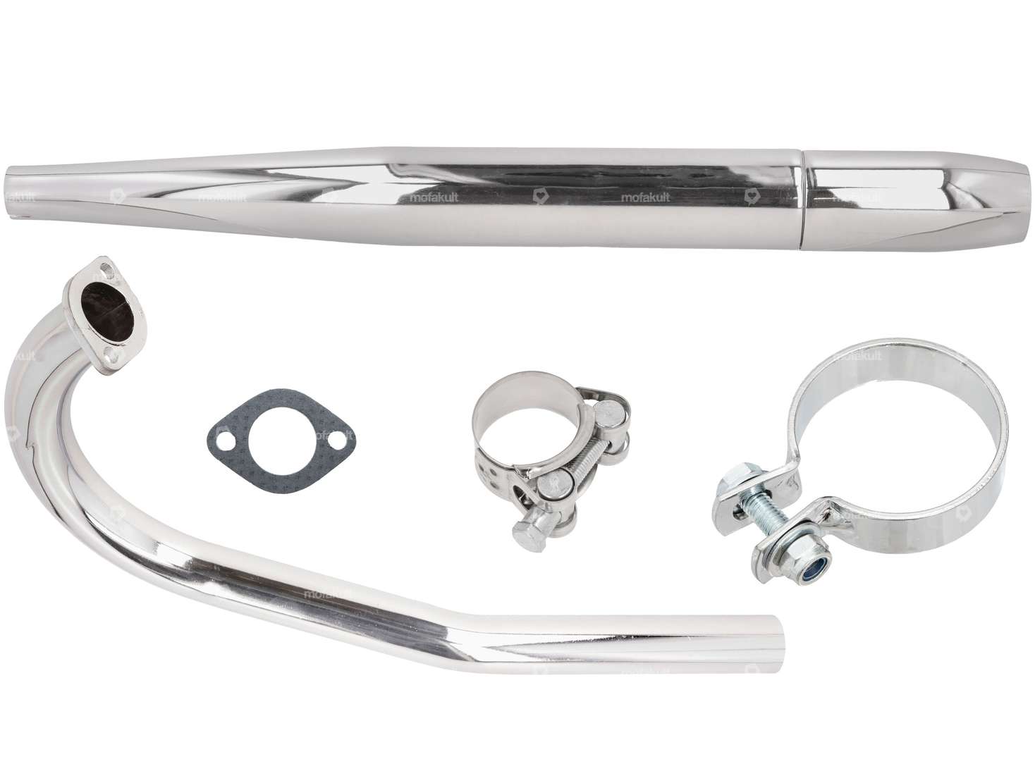 GPO Kit d'échappement cigare Ø 28 / 55 mm | Zündapp Belmondo Carousel Image 1