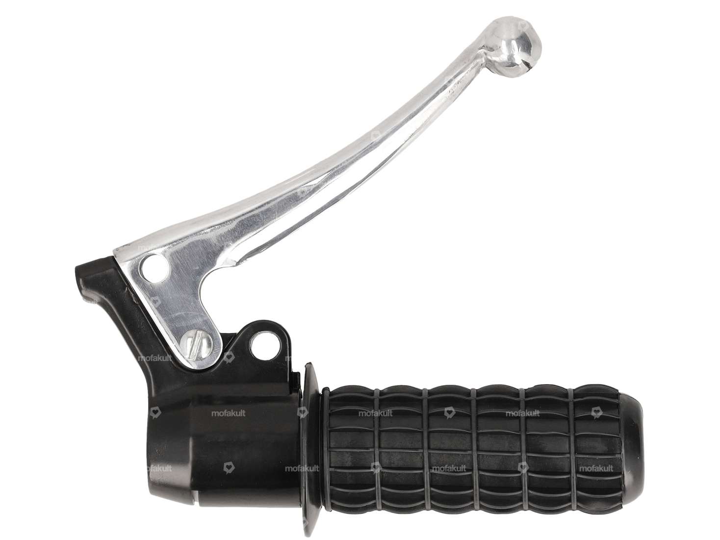 Poignée de gaz alvéolée (réplique Magura) noire Carousel Image 1