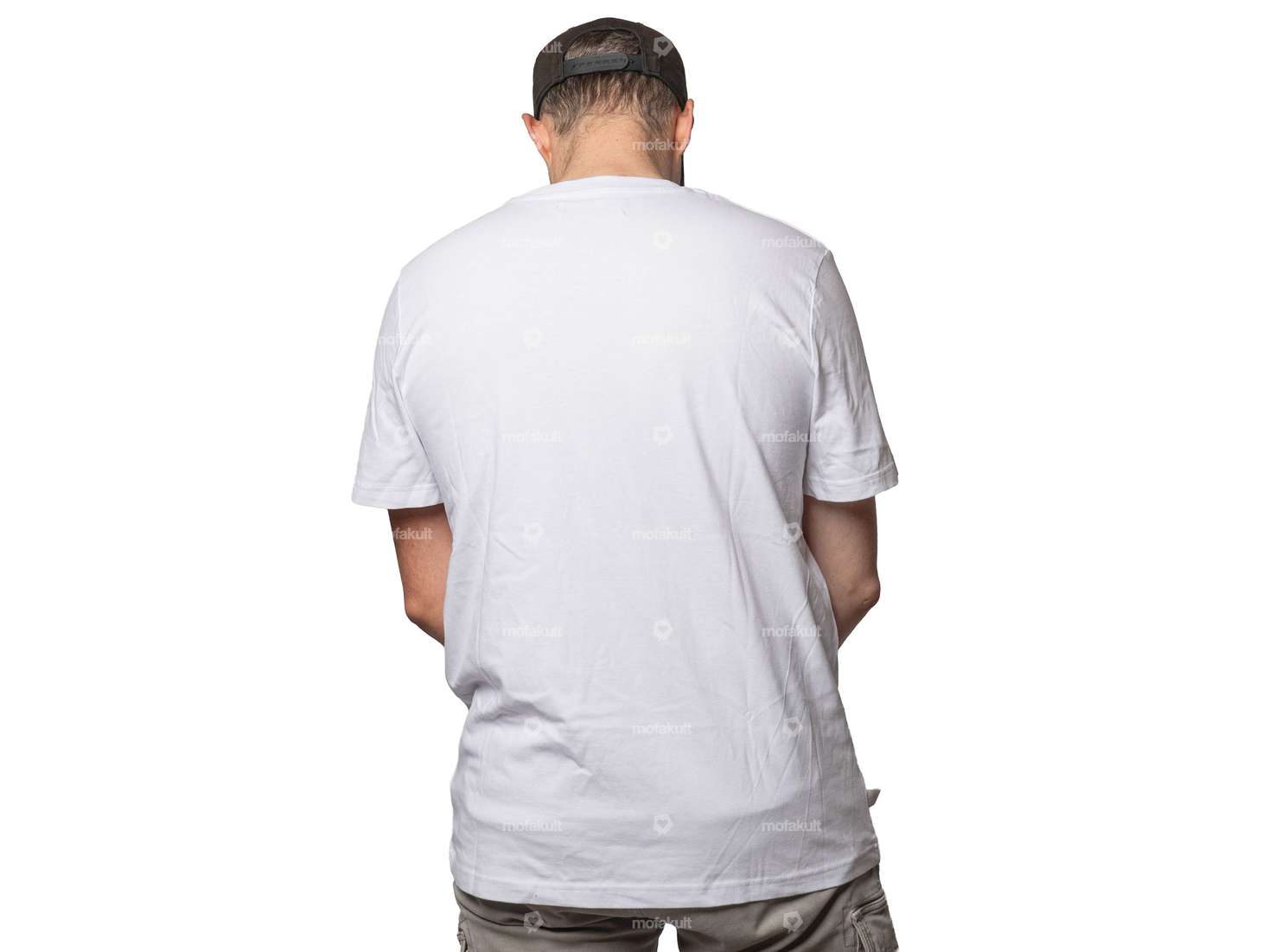 mk-Merch T-Shirt "PUCH" white Carousel Image 4