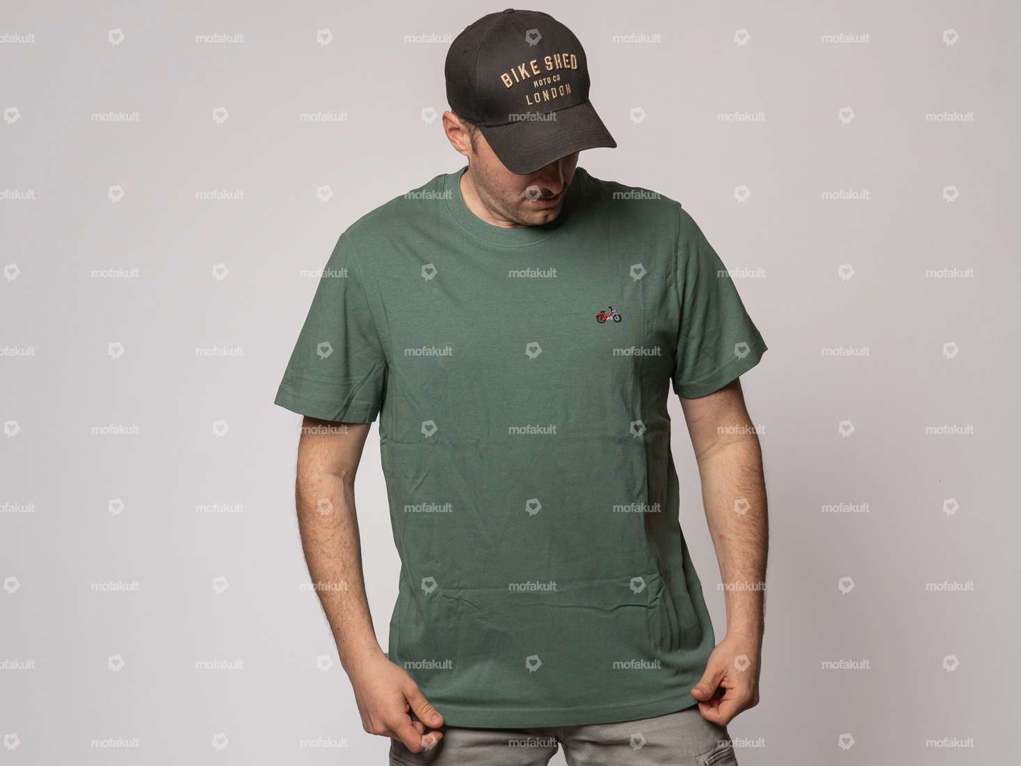 mk-Merch T-Shirt "Maxi Tuning" UNISEX petrol Carousel Image 5