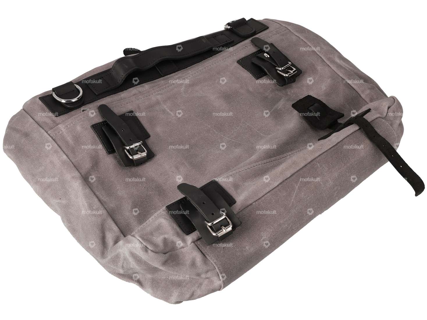 mk-Merch pannier bag "vintage" gray Carousel Image 2