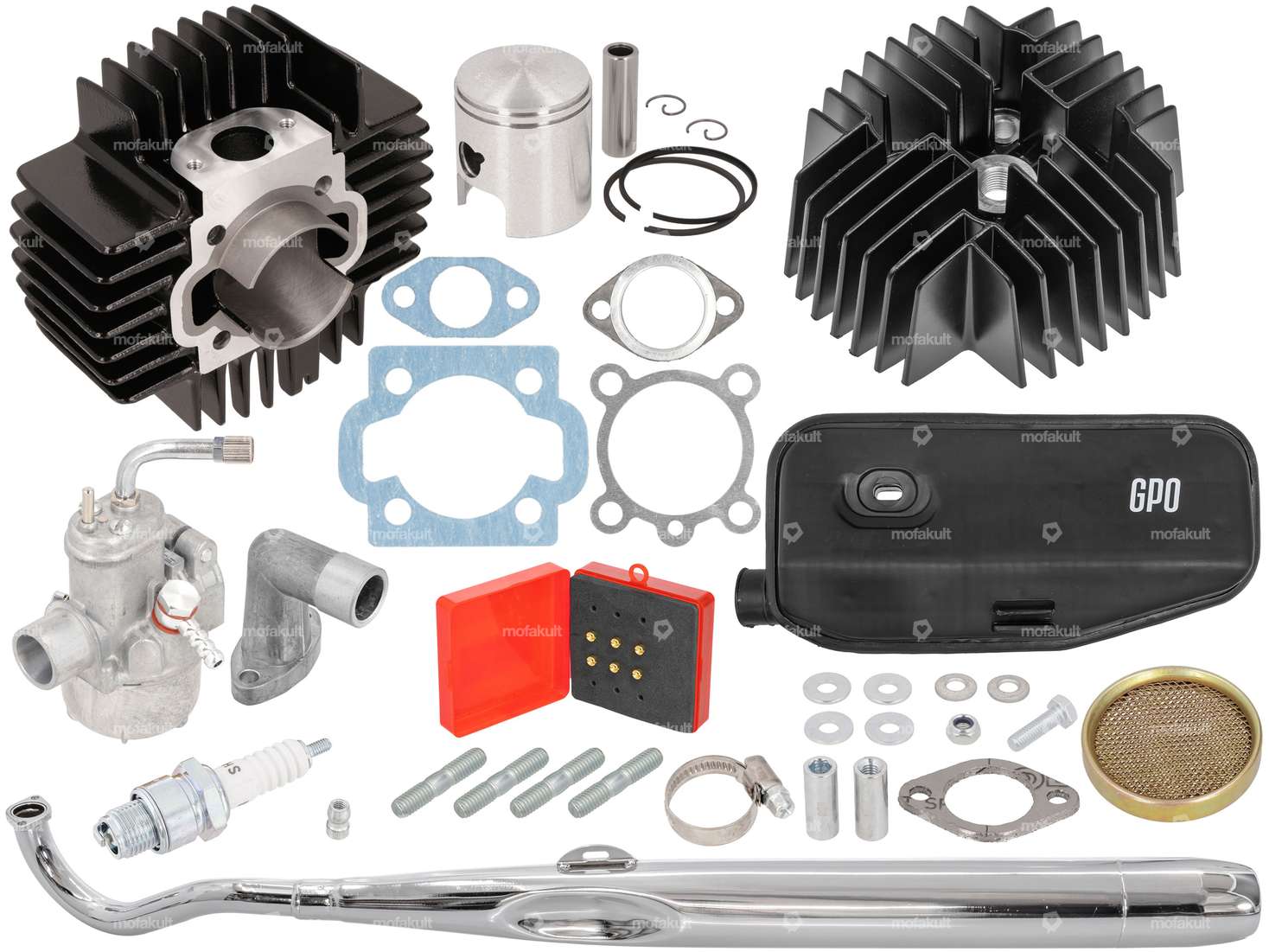 GPO Tuning-Set 43.5 mm (réplique Metrakit) | Puch E50 / ZA50 Carousel Image 1