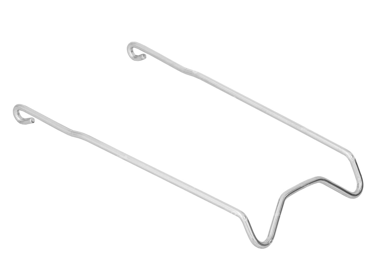 Barrette de porte-bagages chromée (22 x 11 cm) Carousel Image 1