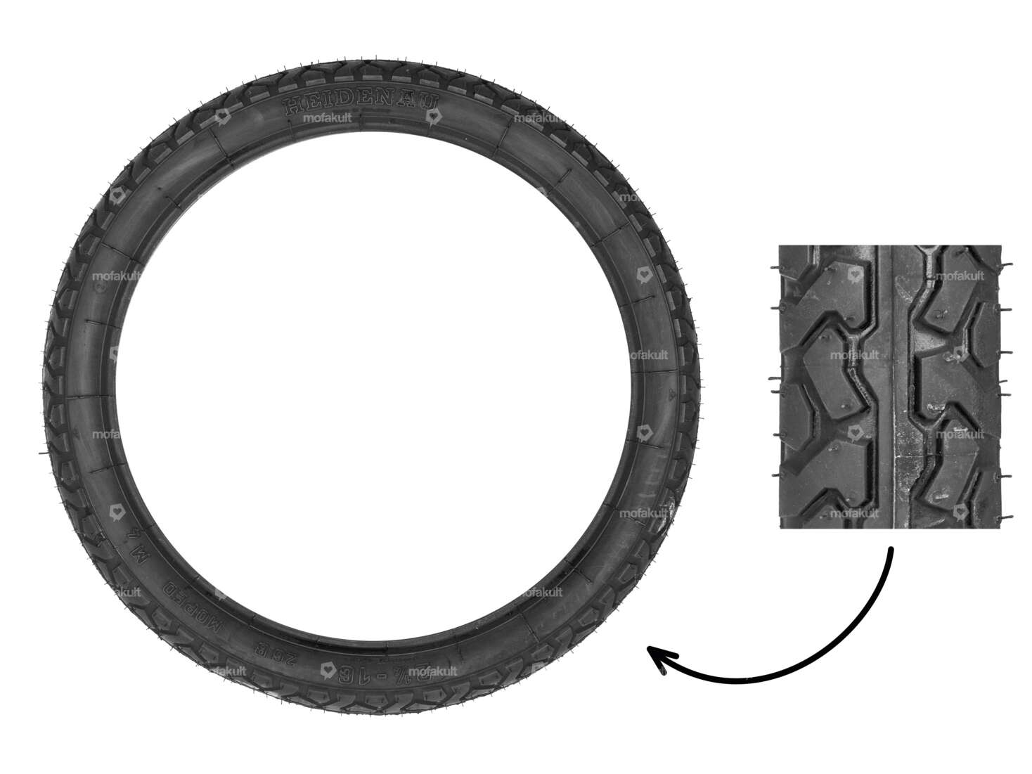 Pneu Heidenau 2.25 x 16" M4 Allround Carousel Image 1