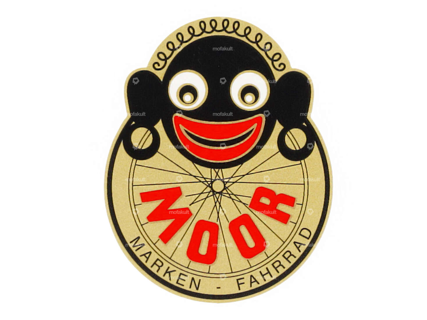 Autocollant "Armoiries MOOR" 44x55 tube de direction Carousel Image 1