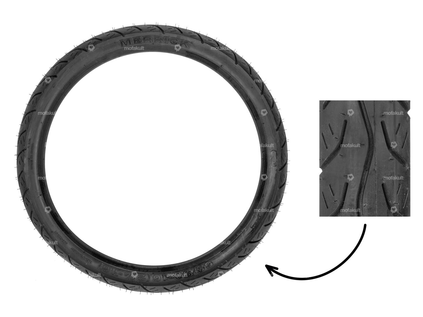 Pneus Merrick 2.25 x 16" MK 528 Carousel Image 1