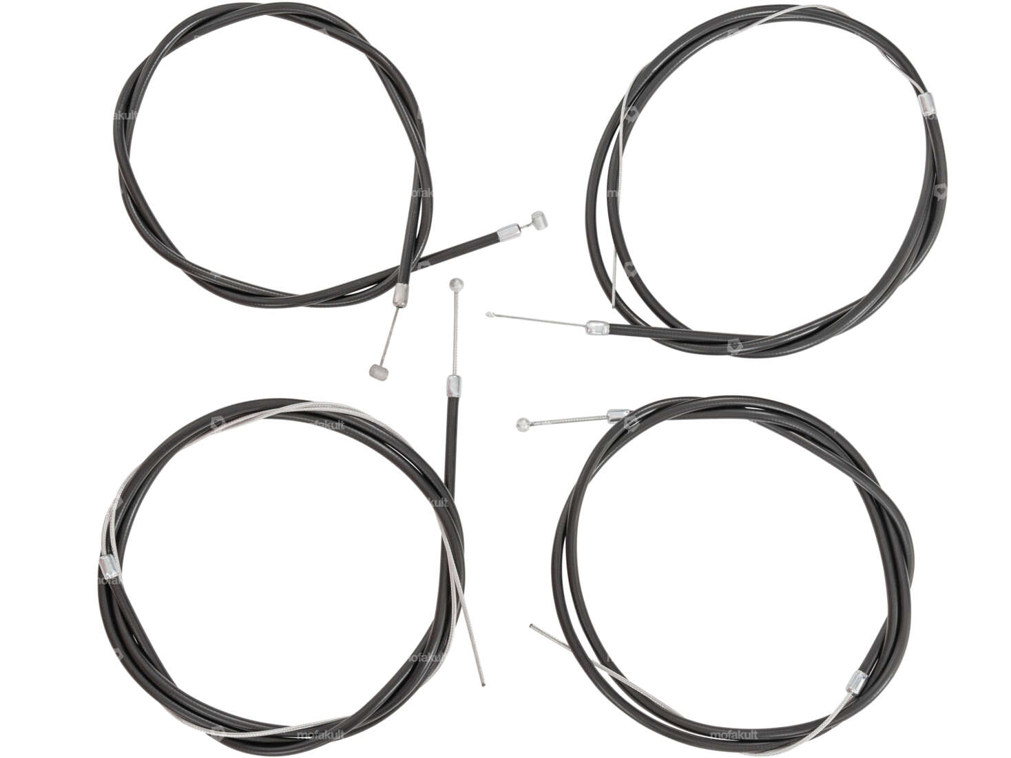 Cable set cut black (old model) | Piaggio Ciao Carousel Image 1