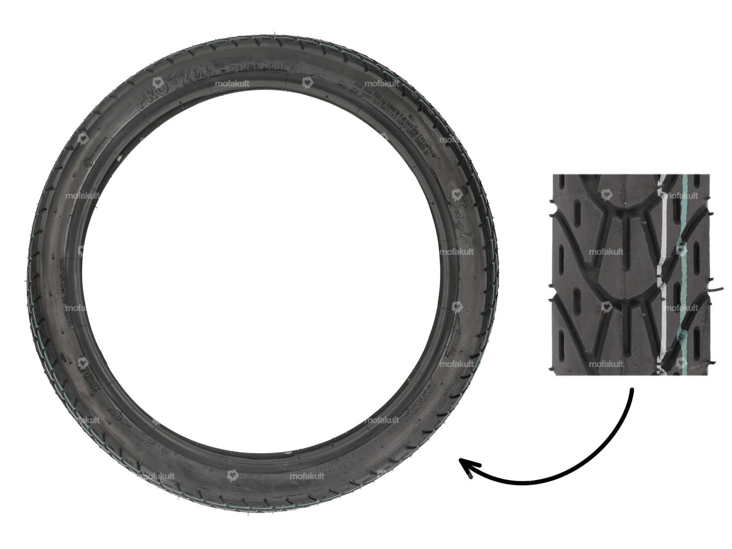 Pneu VeeRubber 2.25 x 17" VRM126 (V126) Allround Carousel Image 1