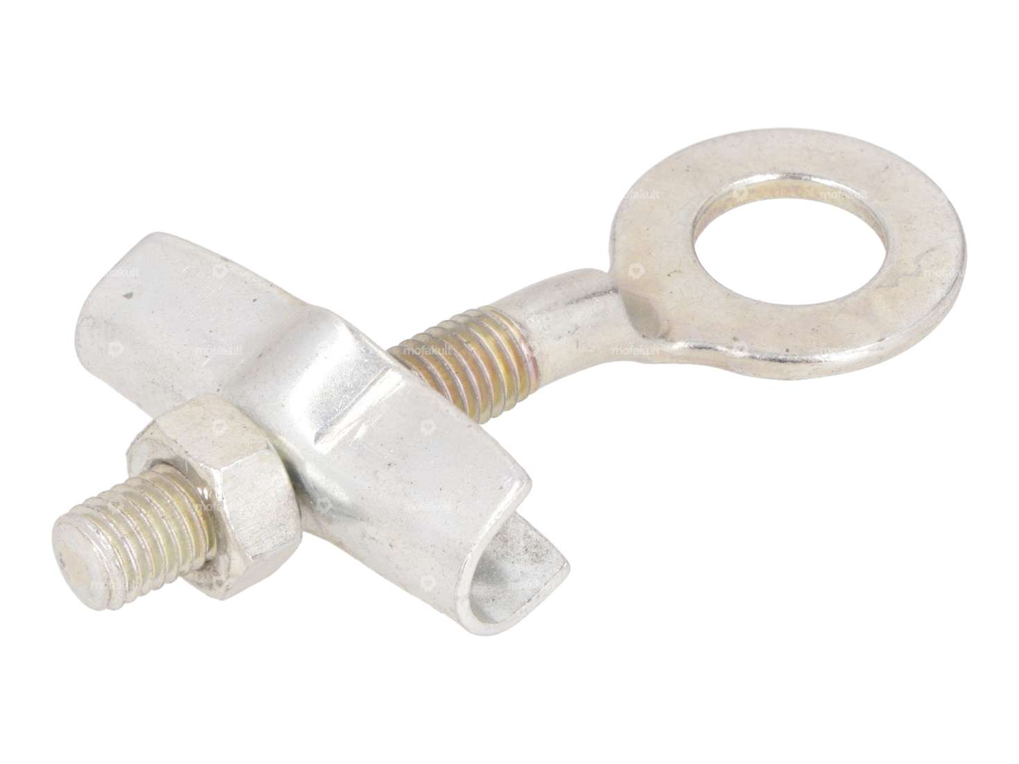 Tendeur de roue Ø 12.2 mm M7 Tôle de guidage coudée galvanisée NOS Carousel Image 1