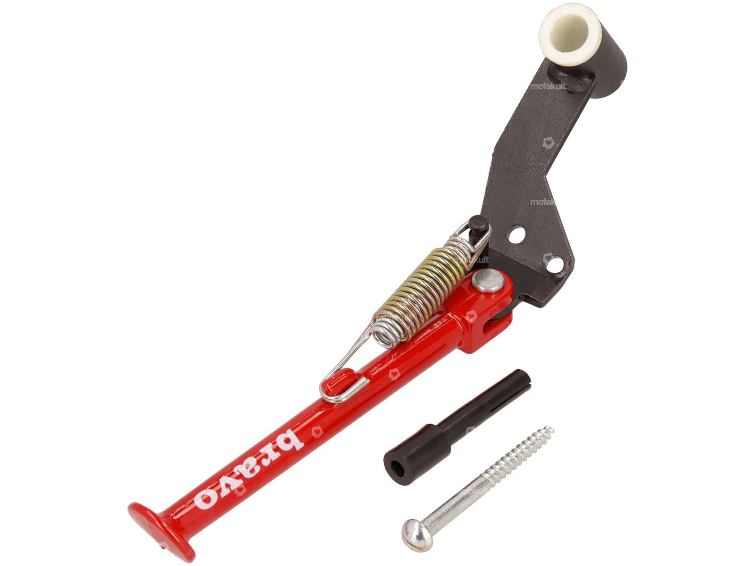 Béquille latérale Buzzetti "bravo" rouge NOS | Piaggio Bravo, SUPERbravo Carousel Image 1