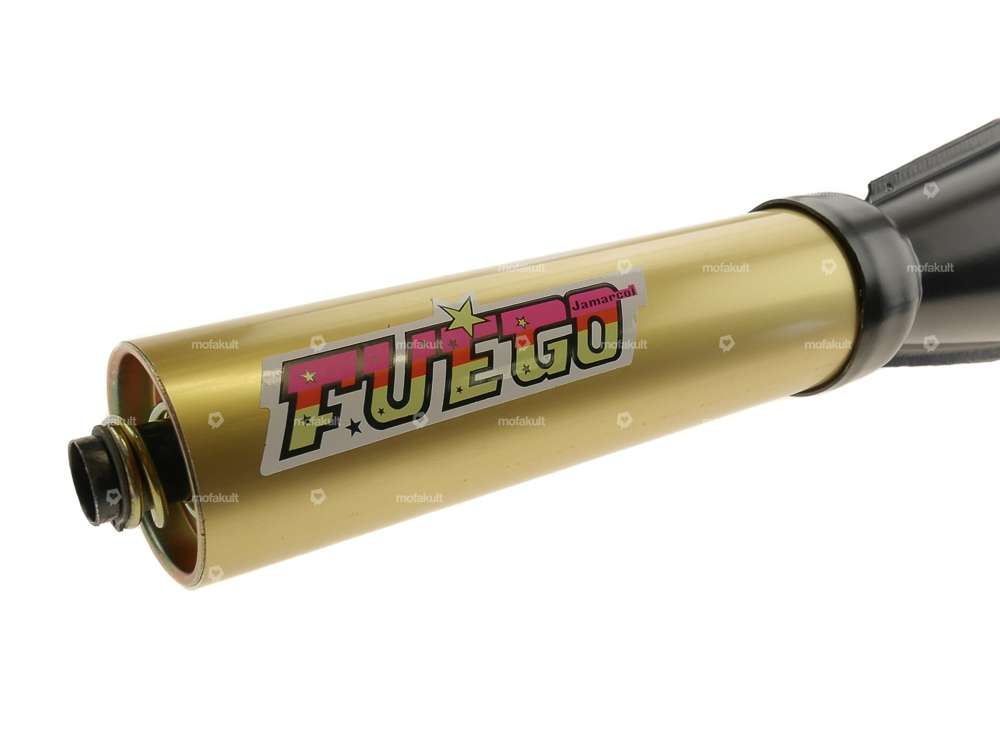 Jamarcol Fuego muffler 32 mm black / gold Carousel Image 2
