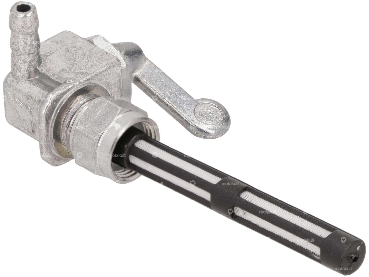 Robinet d'essence vertical M12x1 (avec écrou-raccord) sortant à droite Carousel Image 3