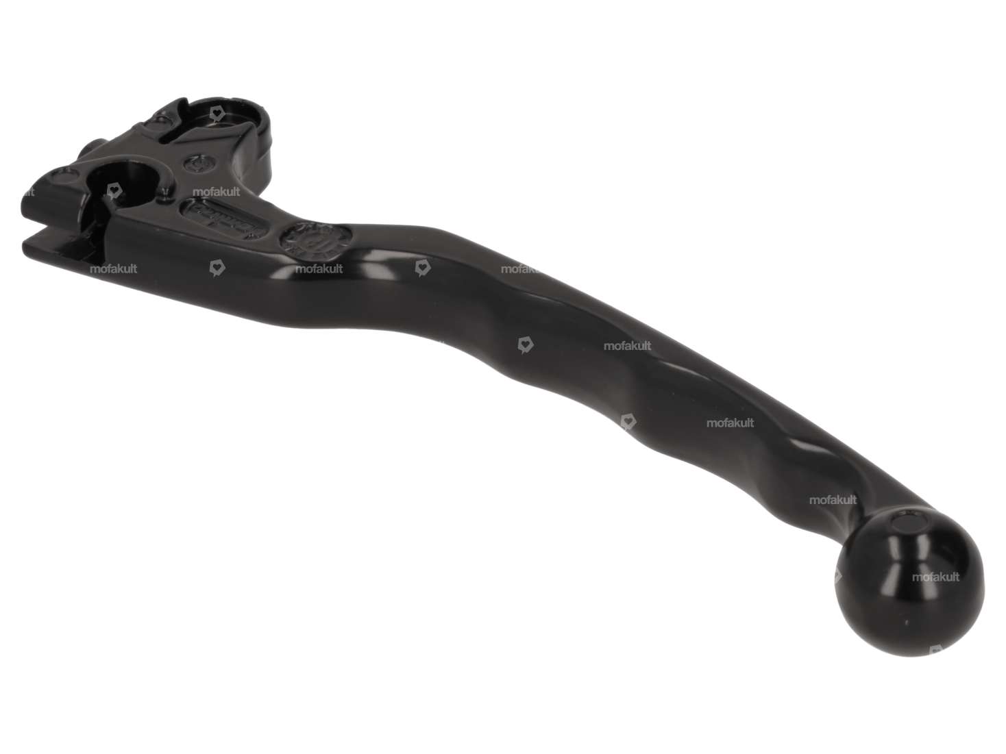 Domino brake lever right (with cam) black | Piaggio Ciao, SI Carousel Image 3