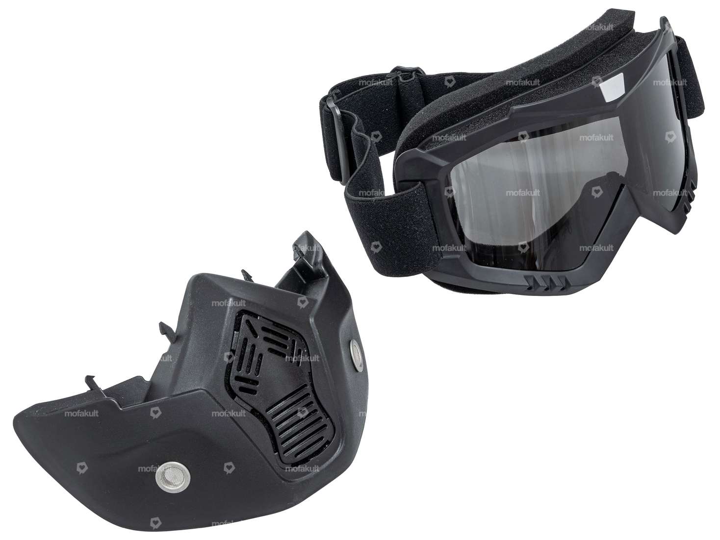 IXS Lunettes & Masque casque jet noir Carousel Image 3