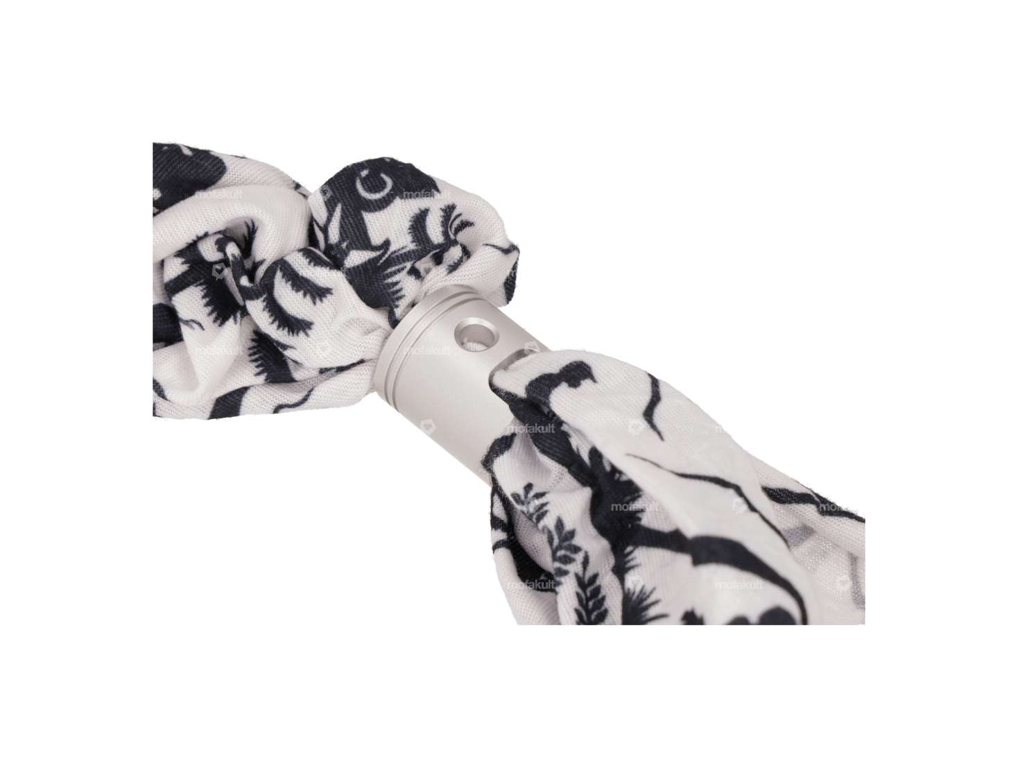 mk-Merch Piston décoratif pour foulard (bandana) argenté Carousel Image 3