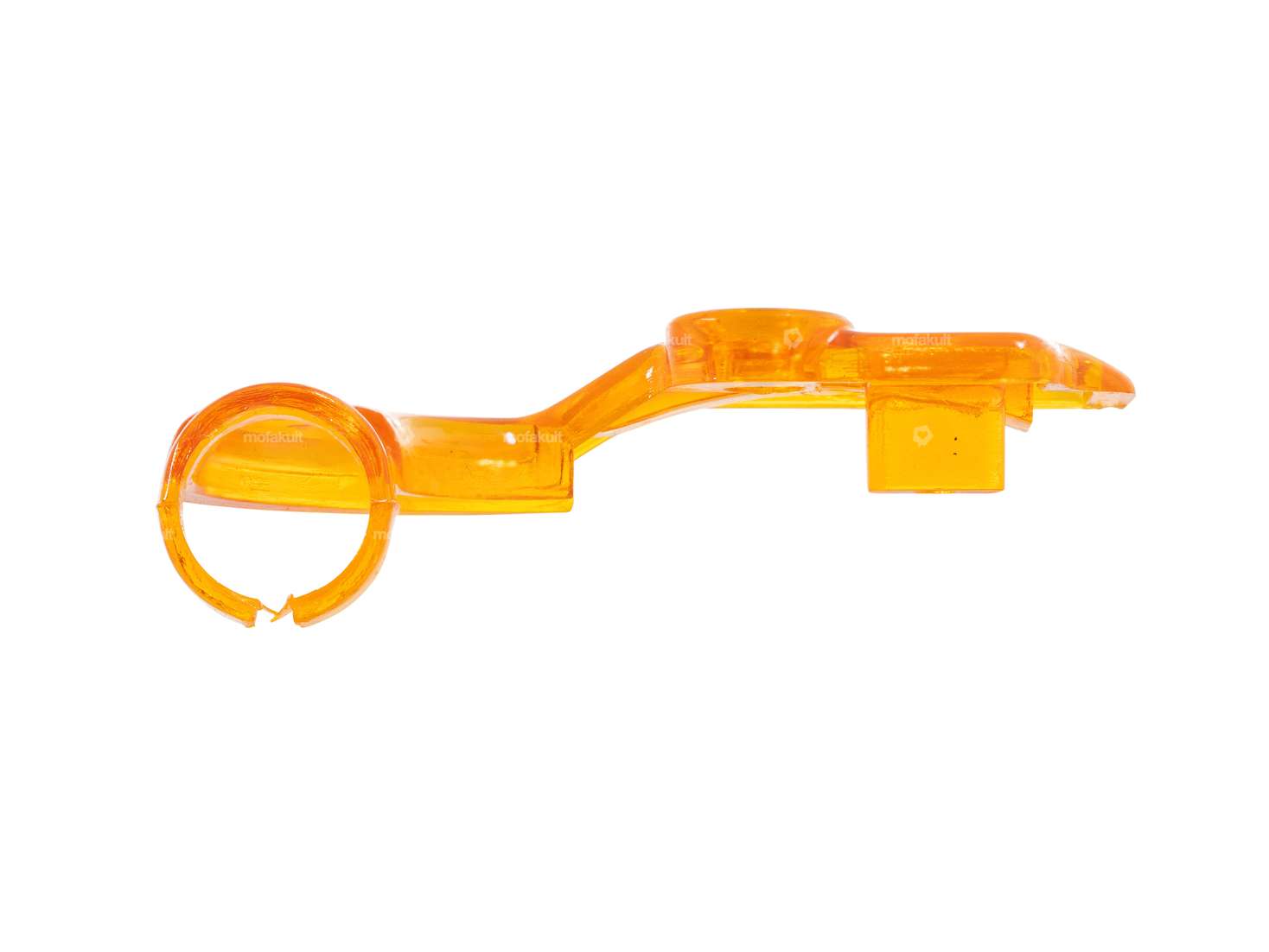 Lusito cable cover throttle twist grip orange (rear flat) Carousel Image 3