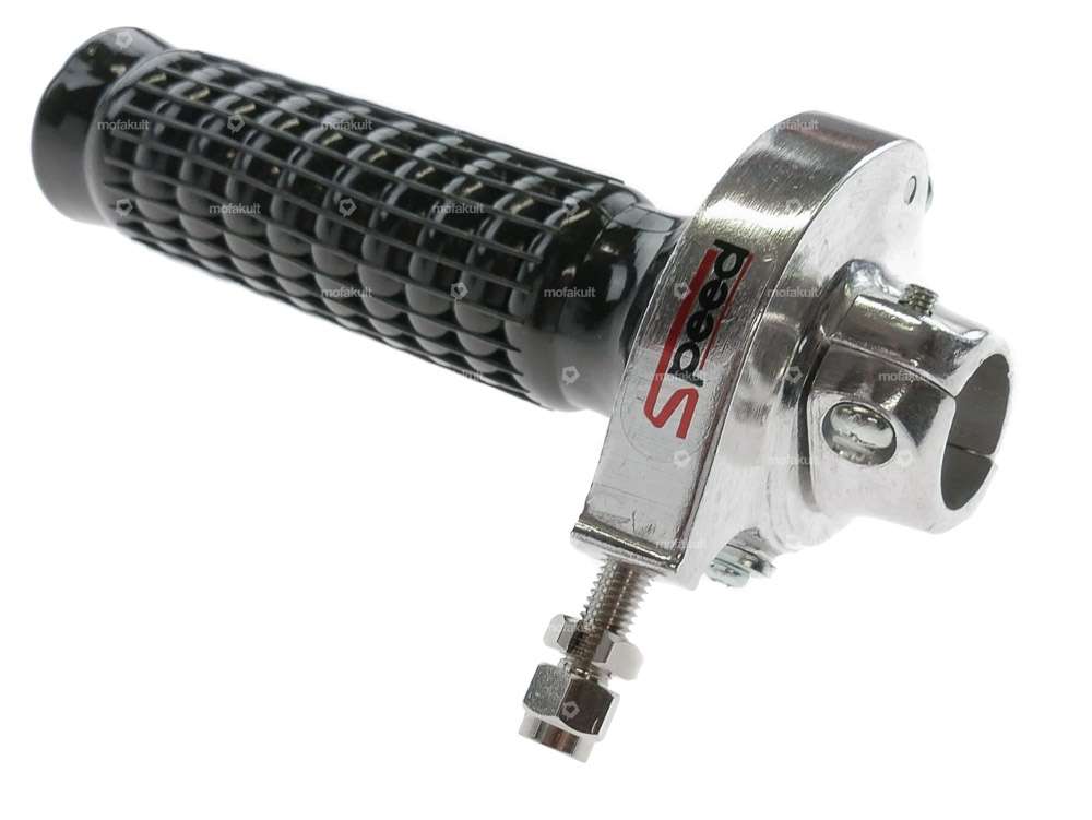 Short throttle chrome Carousel Image 3