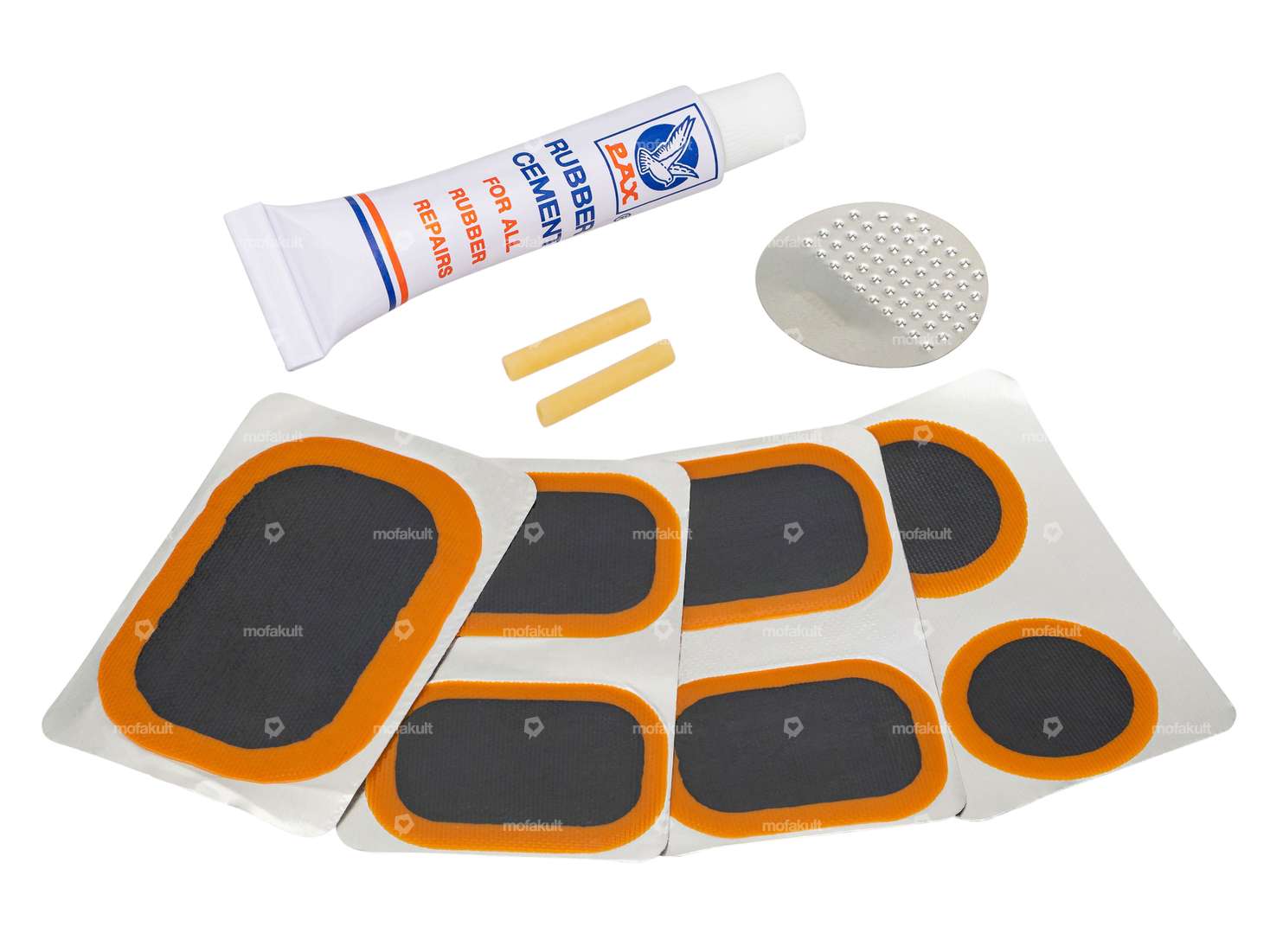 Kit de réparation pour chambres à air de cyclomoteurs / vélos Carousel Image 2