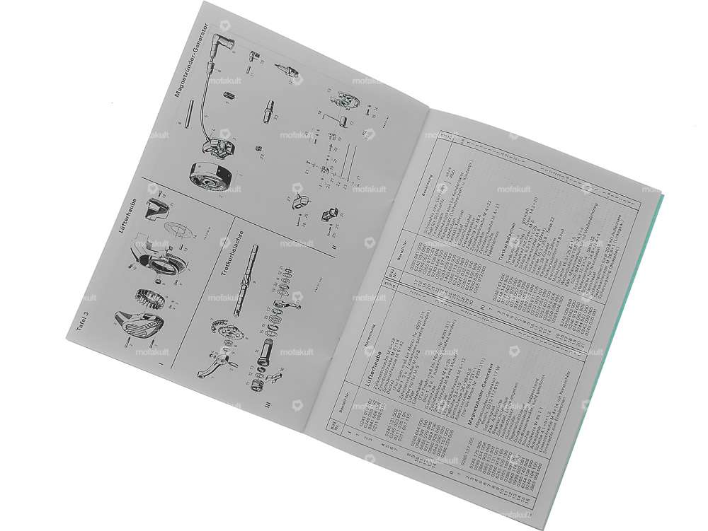 Liste des pièces de rechange | Moteurs Sachs 50/2 MLC, 50/AMLC Carousel Image 3