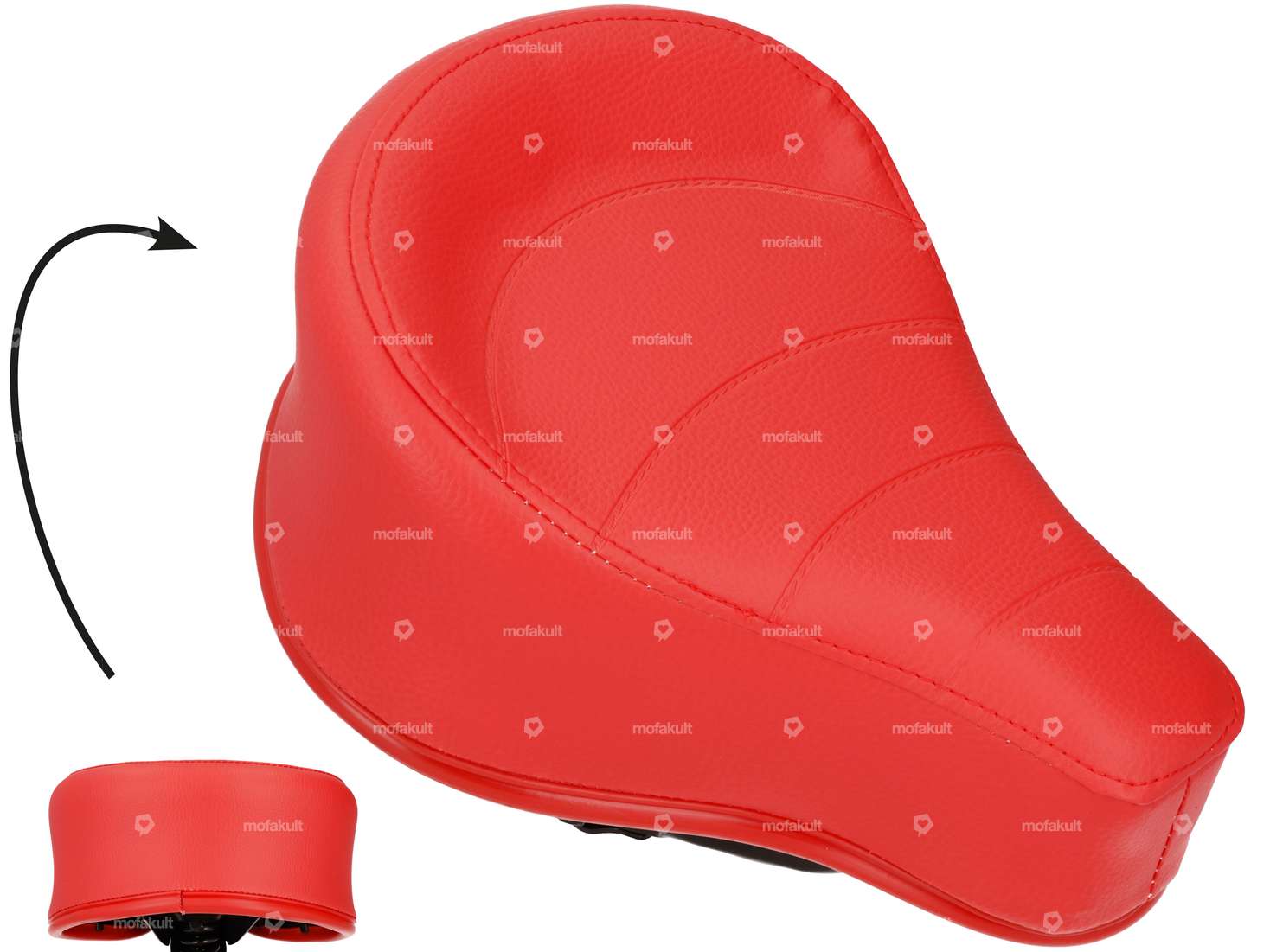 Saddle red Carousel Image 1