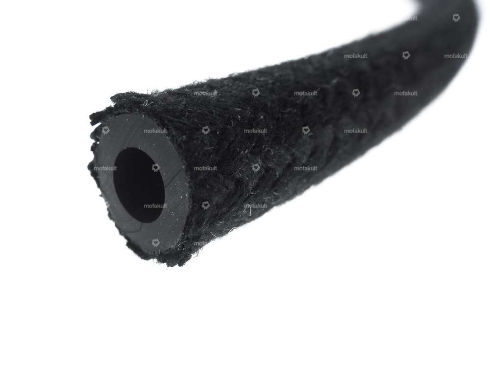 Petrol hose Ø 5 / 10 mm textile black 30 cm Carousel Image 2