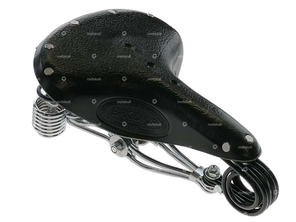 Selle BROOKS cuir noir Carousel Image 5