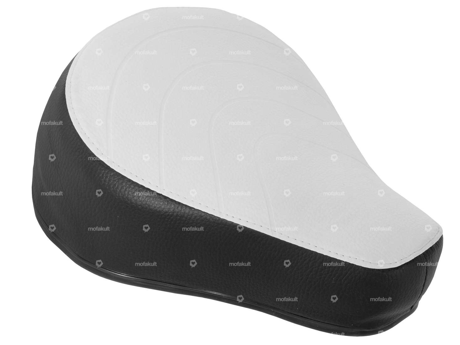 Selle "PUCH" noir - blanc Carousel Image 2