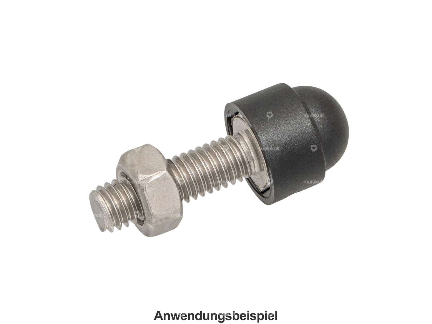 Capuchon hexagonal extérieur M10 noir Carousel Image 4