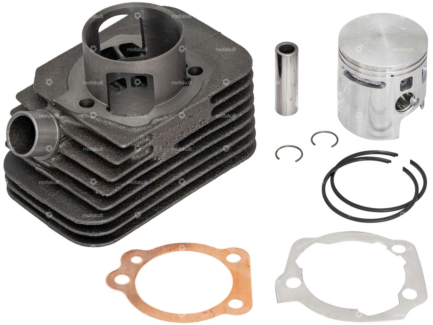 Malossi 46.5 mm kit cylindre sans tête 12 mm KoBo | Piaggio Ciao, SI, Bravo, Boxer Carousel Image 1