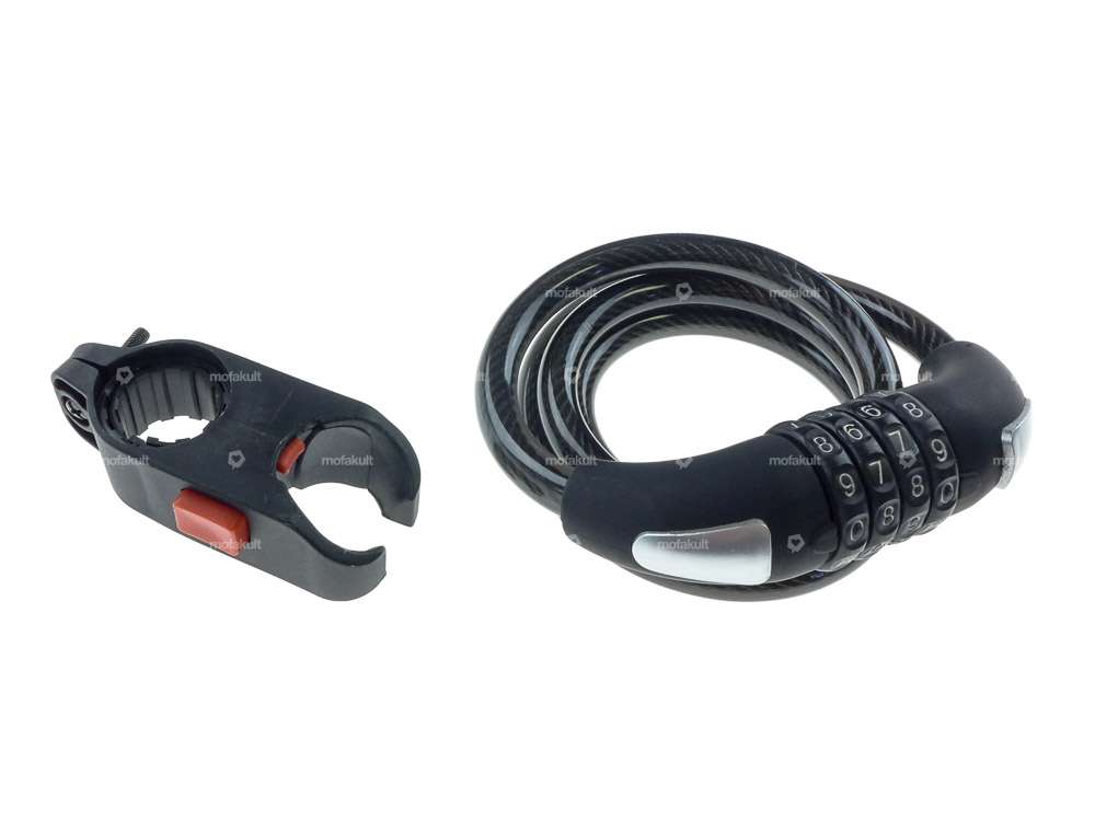 WAG Antivol à câble stable Ø 12 x 1200 mm Carousel Image 1