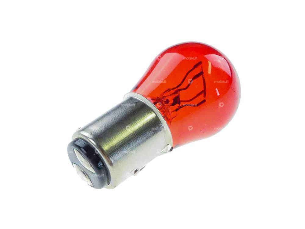GPO Ampoule 12V - 18/5W (BAY15d) rouge 2 fils Carousel Image 1
