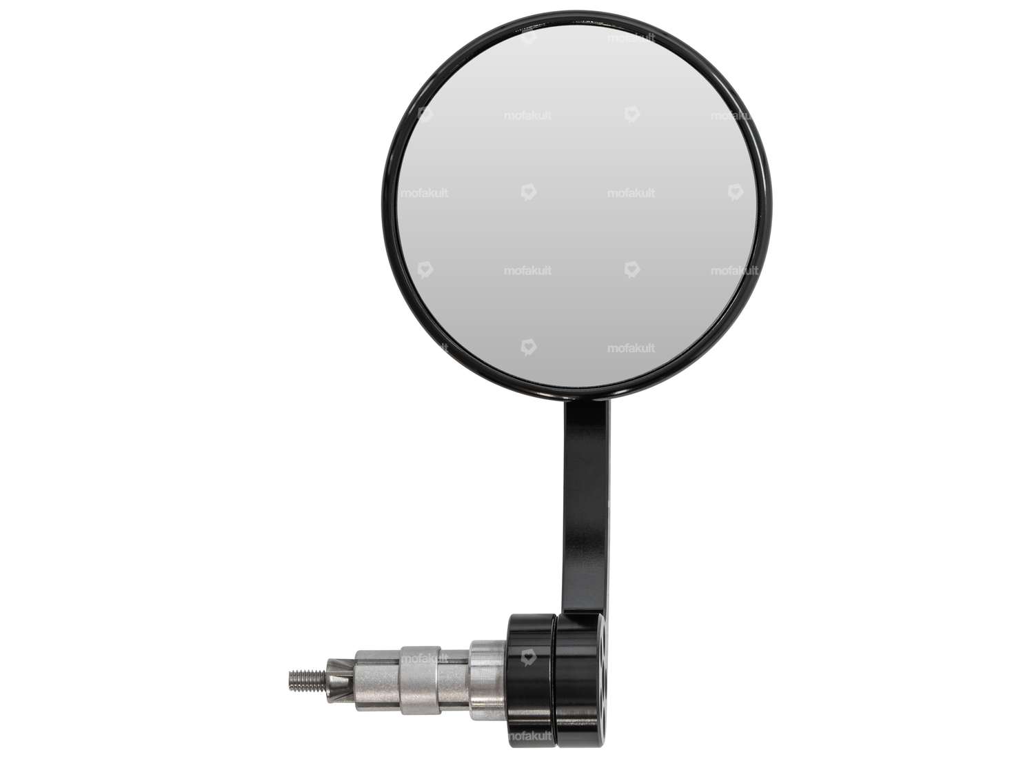 Rétroviseur HIGHSIDER CNC rond, version enfichable noir Carousel Image 2