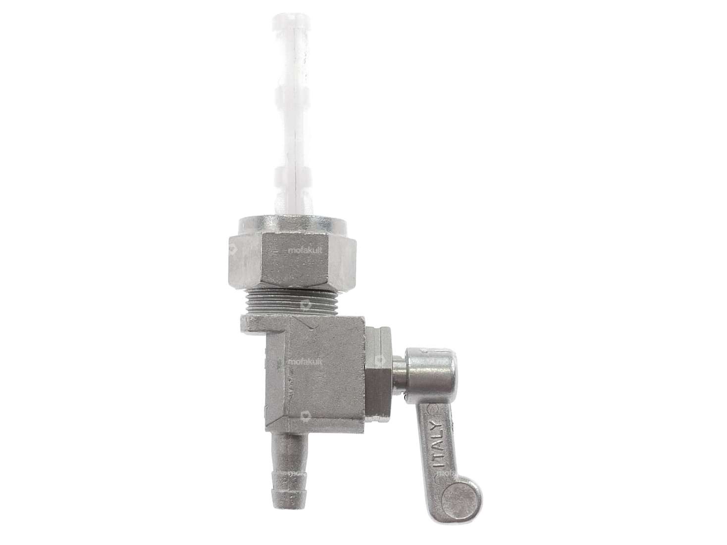 Robinet d'essence OMG vertical M16x1 (avec écrou) sortant par le bas / Fonte Carousel Image 1