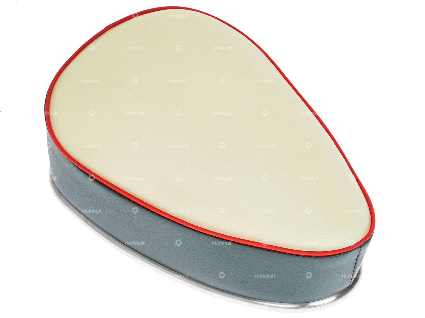 Banc gris/crème/rouge Carousel Image 2