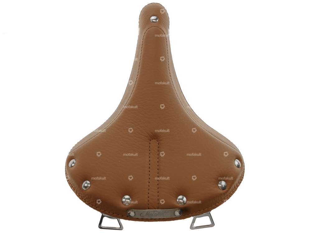 selle *mofakult-édition* cuir ressorts tonneaux marron clair Carousel Image 3
