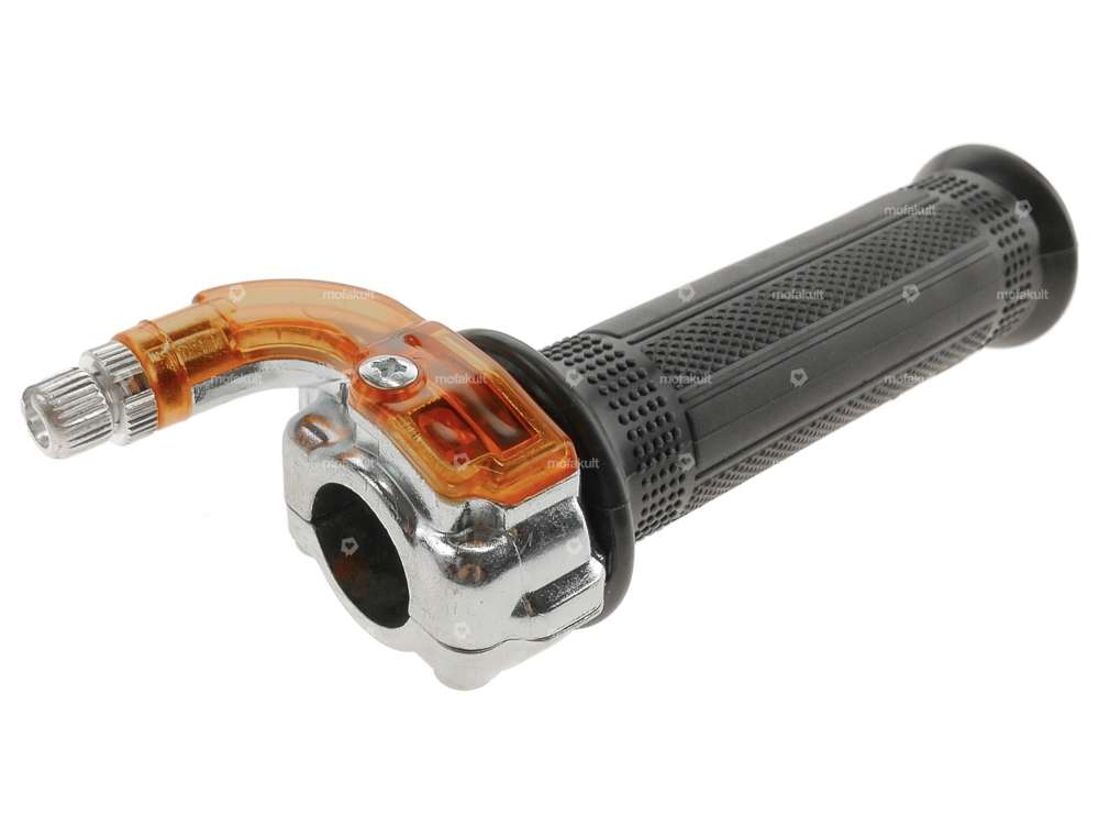 Poignée de gaz Lusito alu brut / orange Carousel Image 2