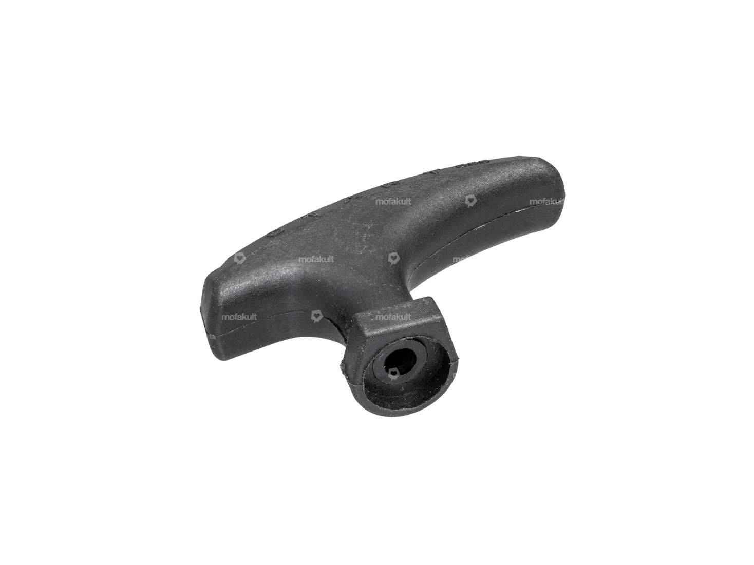 Poignée de lanceur à câble plastique noir Carousel Image 1