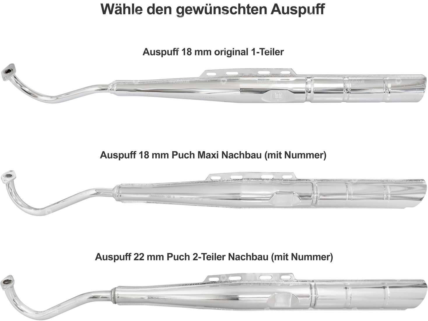 swiing® revival 50 ccm 1.6 hp cylinder set "Original" | Puch E50 Carousel Image 2