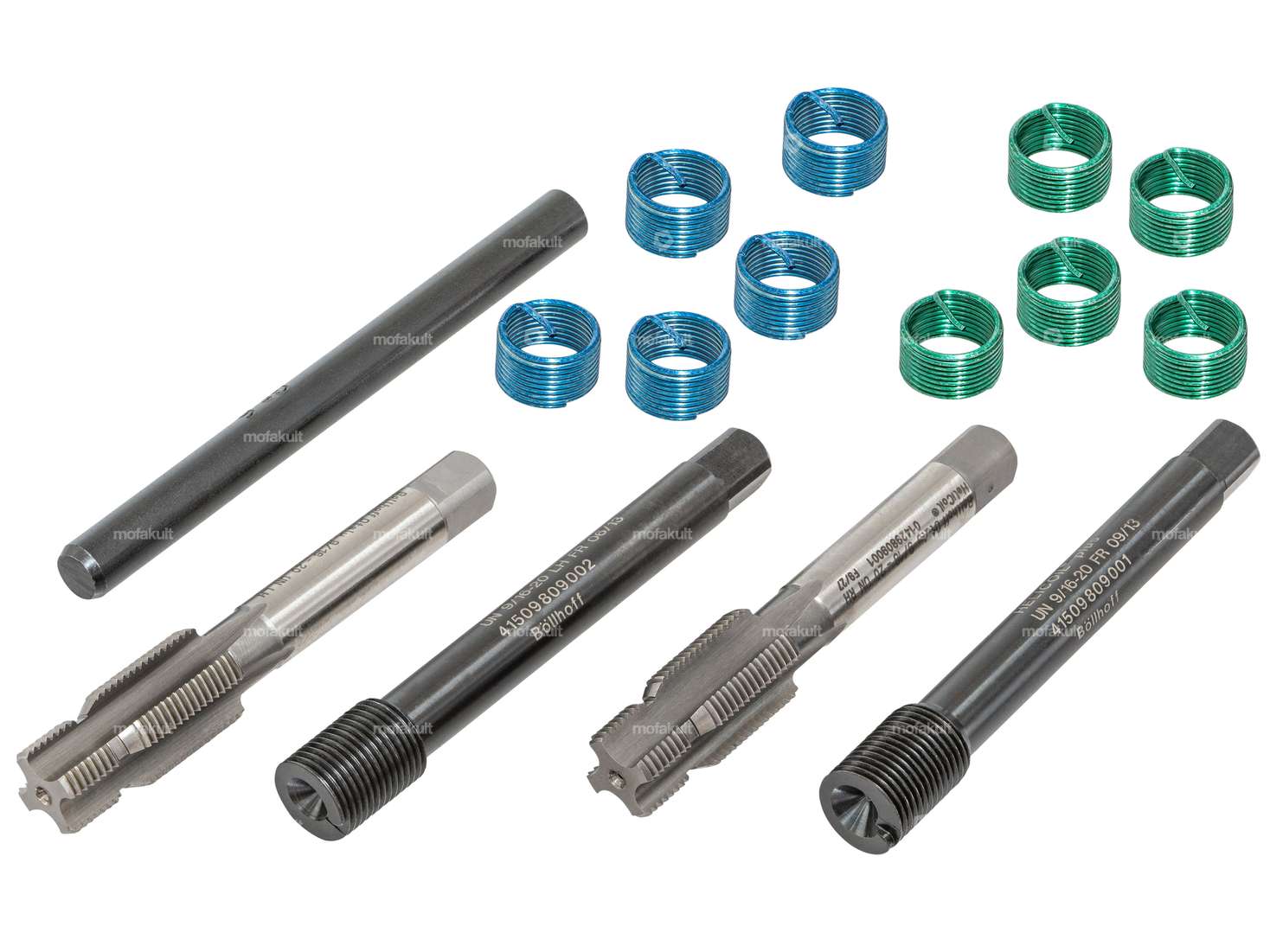 Kit de réparation de filetage de pédale HeliCoil 9/16" 20G LH/RH Carousel Image 1