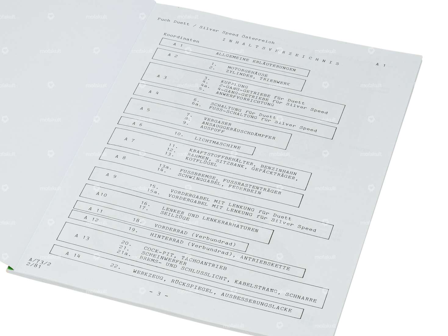 Catalogue de pièces détachées | Puch Duett Silver Speed 4K (AT) Carousel Image 2