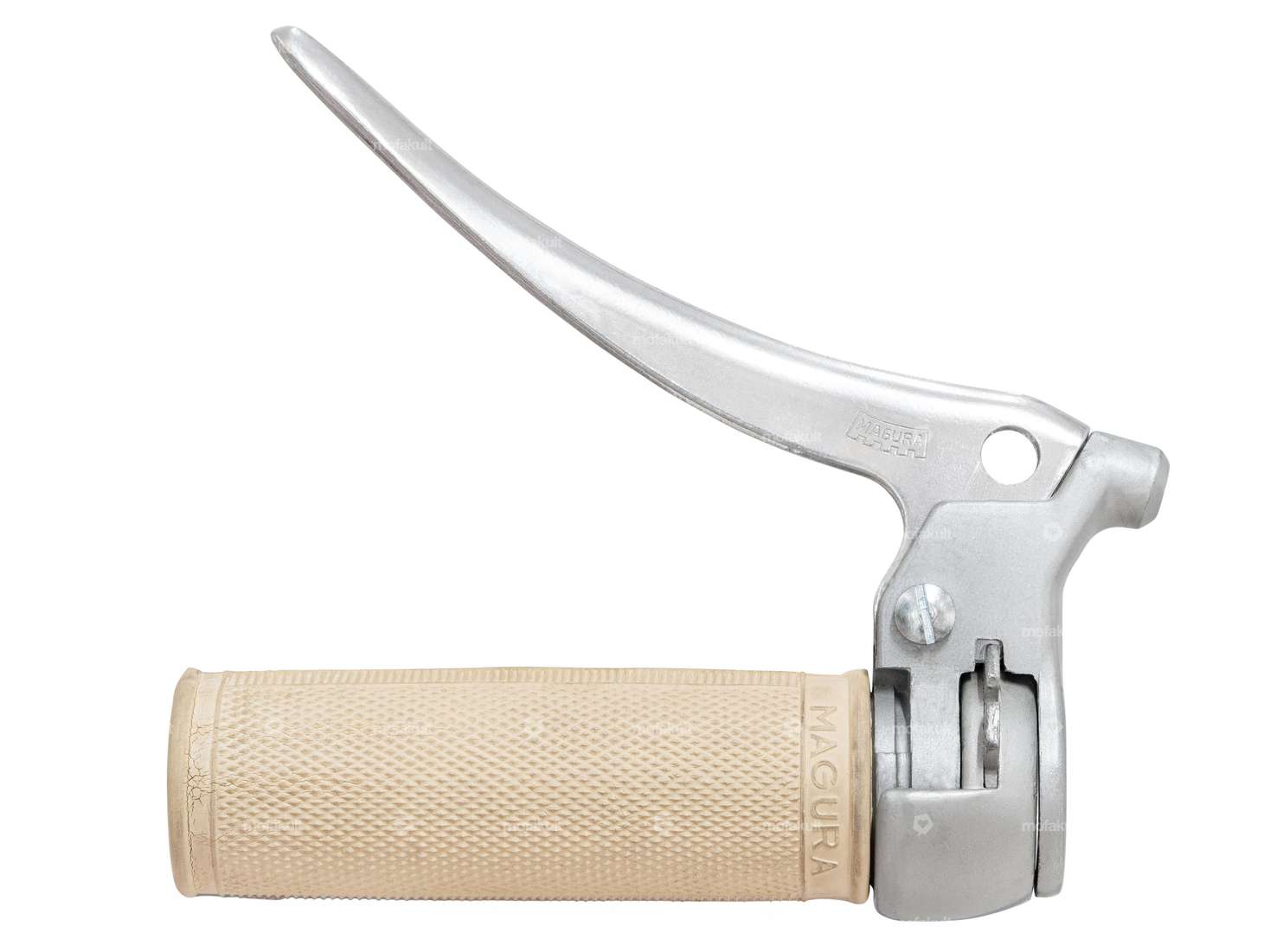 Magura shift lever 2-speed beige / silver NOS Carousel Image 1