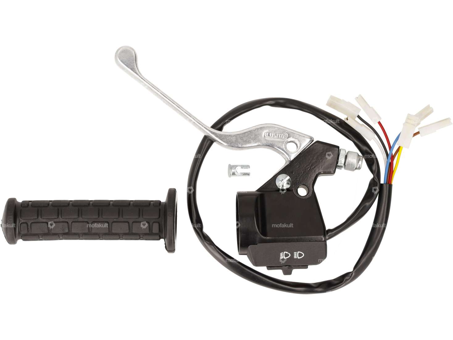 Poignée de frein Lusito avec clignotant, éclairage & klaxon Carousel Image 1