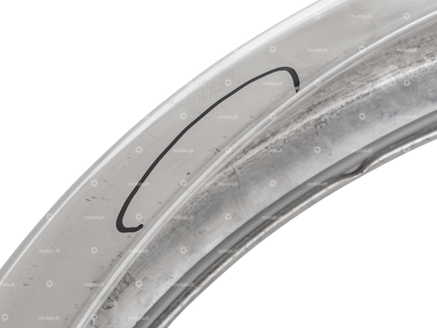 Garde-boue arrière (avec bosses) Inox NOS | Puch X30 NS, NL, NG-2AH, N-2AH, Sprinter Carousel Image 5