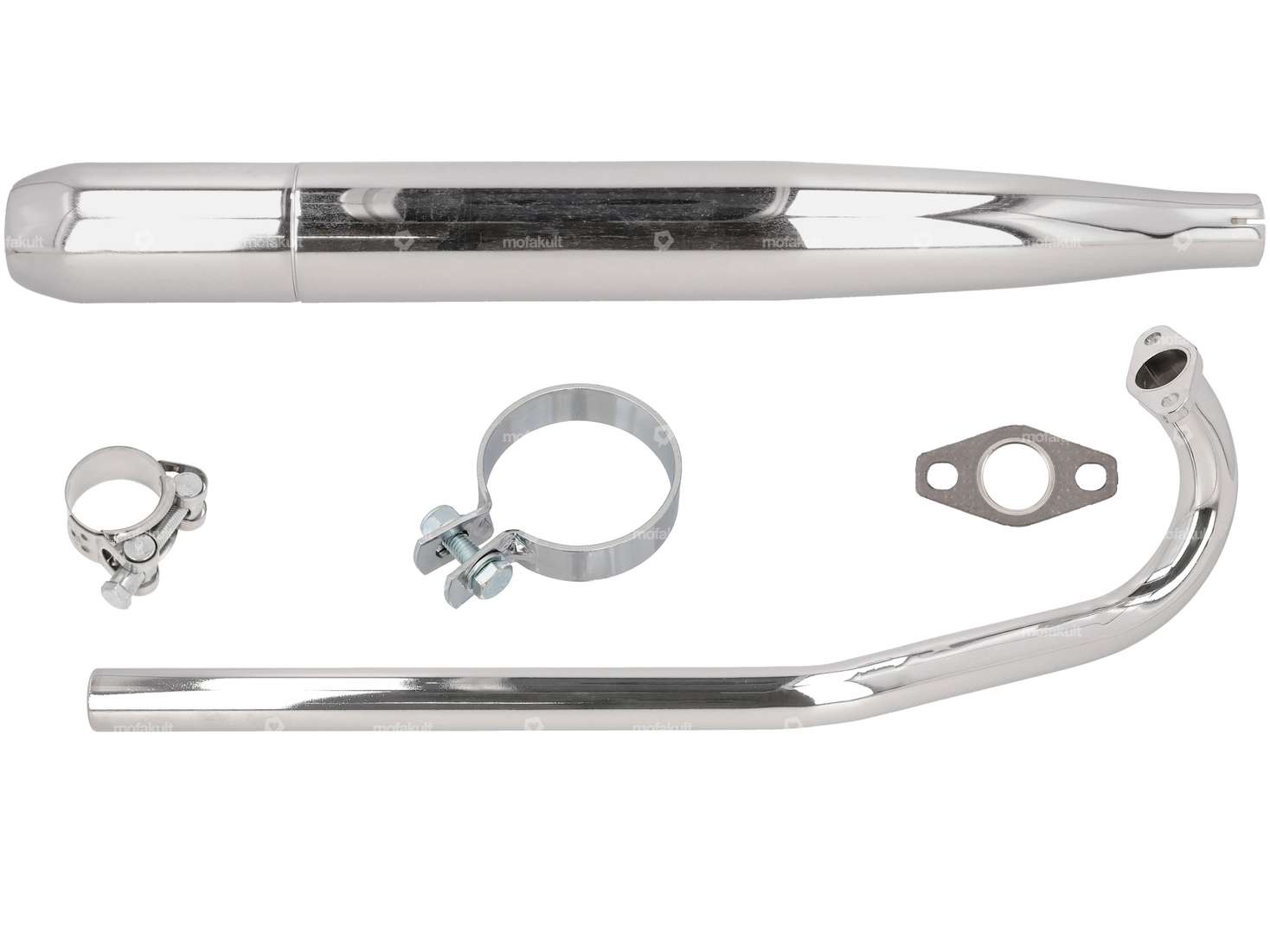 Échappement cigare Ø 28 / 60 mm complet | Sachs 503 ADV écran large Carousel Image 1