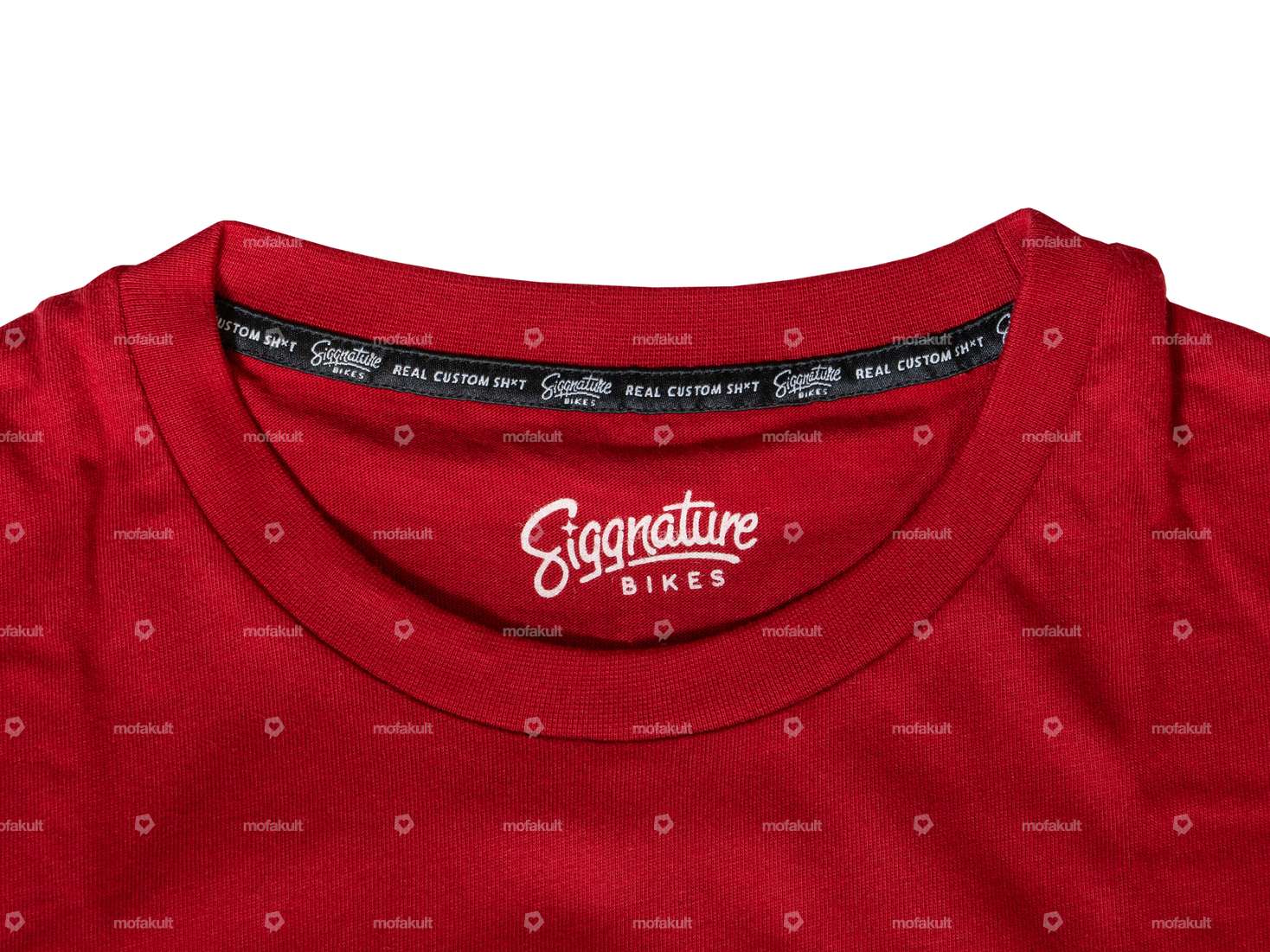 Siggnature T-shirt "BASIGG" (XS - 2XL) rouge Carousel Image 3
