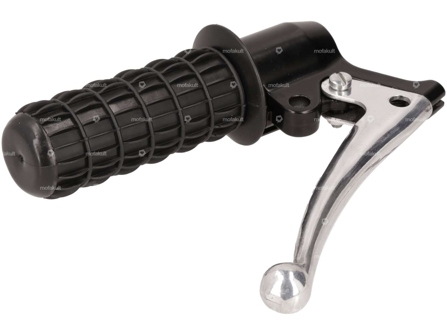 Poignée de gaz alvéolée (réplique Magura) noire Carousel Image 2