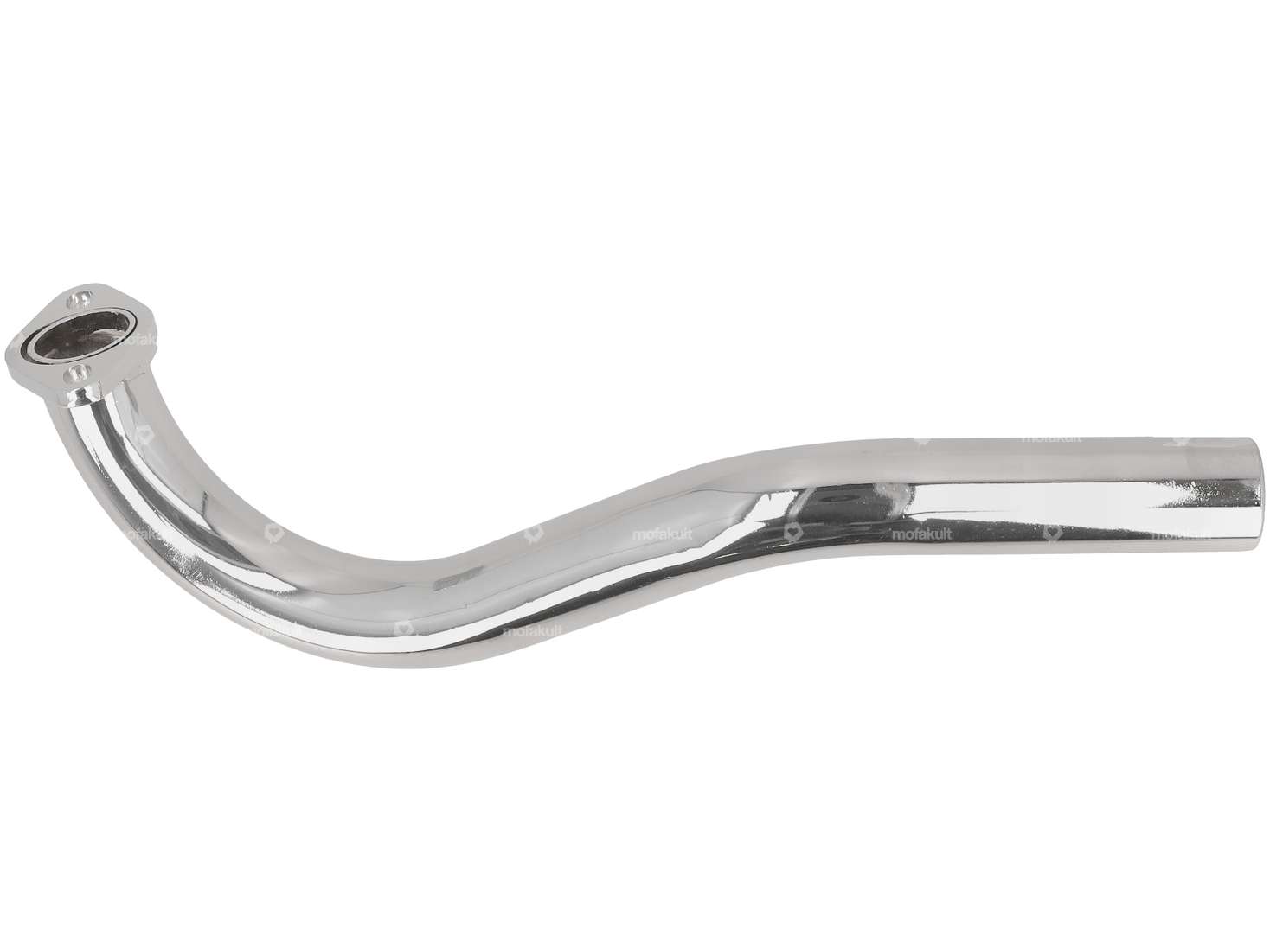 swiing® ingenious Collecteur d'échappement 28 mm chromé | Puch Supermaxi LG1, LG2 Carousel Image 1